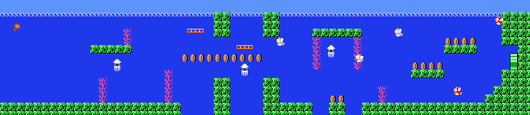 Mario Underwater Level