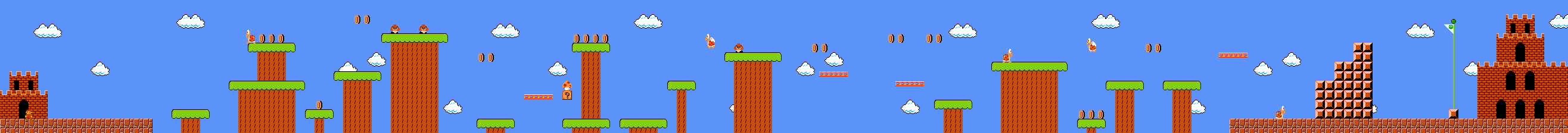 old super mario bros how many levels